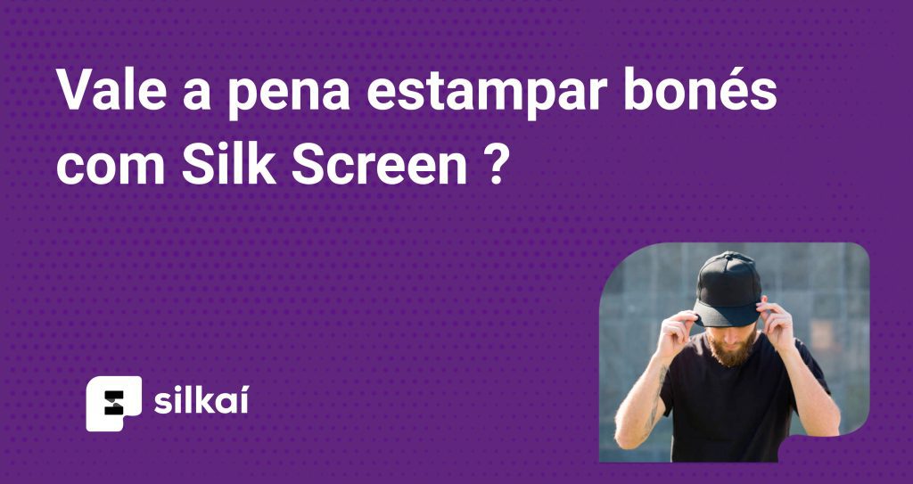 bonés com silk screen